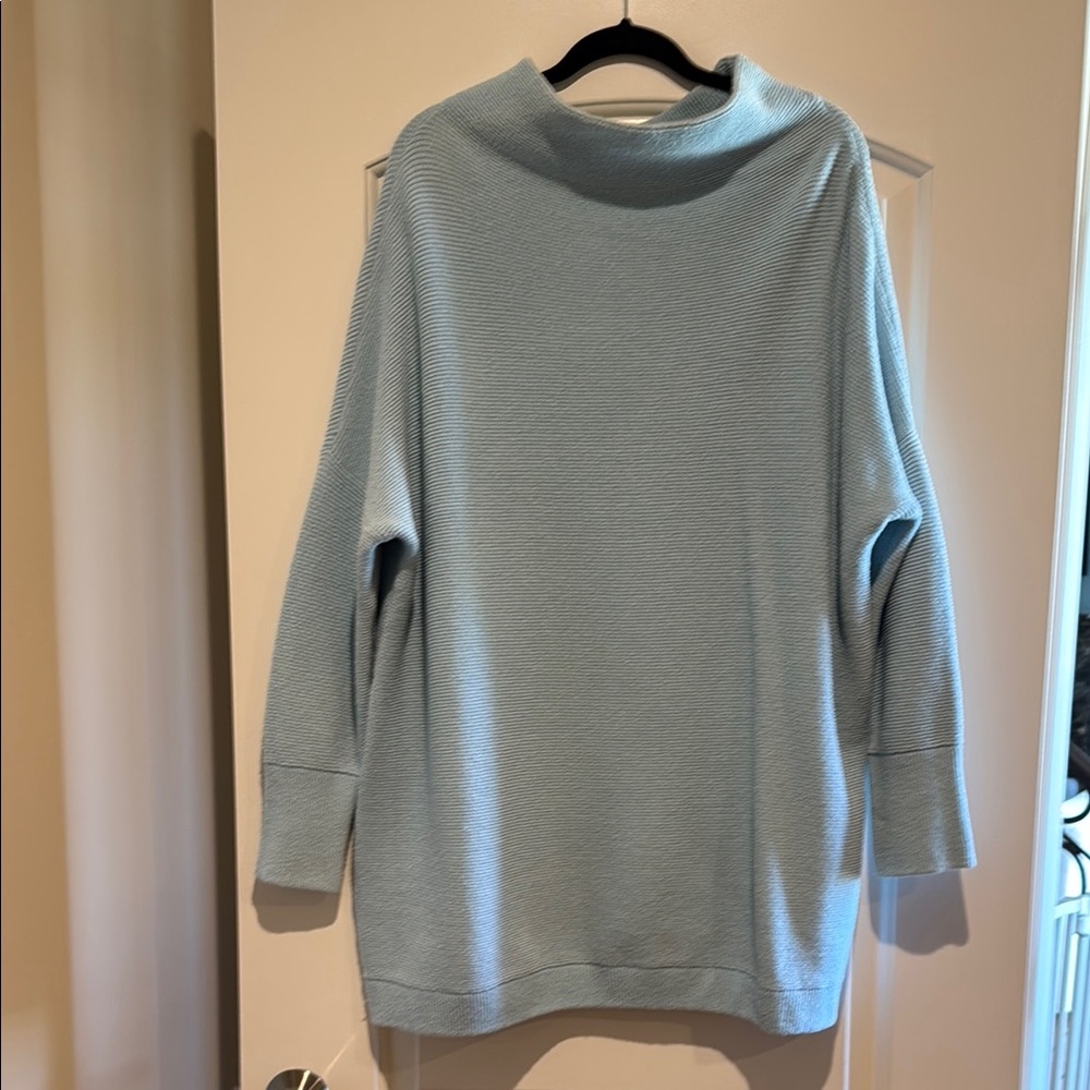 Free People Women's Light Blue Sweater/ Sweater Dress